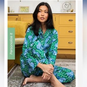 NWT Printfresh Long PJ Set in Tiger Queen, Size XS